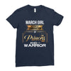 march  girl is a perfect combination of princess and warrior Ladies Fitted T-Shirt