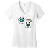 cheshire shadows Women's V-Neck T-Shirt
