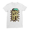 pop off Ladies Fitted T-Shirt