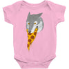 pizza wolf Baby Onesie