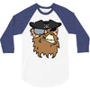 pirates face 3/4 Sleeve Shirt