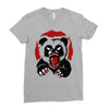 angry panda Ladies Fitted T-Shirt