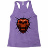 evil face Racerback Tank