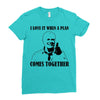 i love it when a plan comes together Ladies Fitted T-Shirt