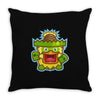 raindish fiesta Throw Pillow