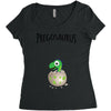 Pregosaurus Boy Women's Triblend Scoop T-shirt