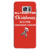 all i want for christmas is a cure carcinoid cancer Samsung Galaxy S7 Case