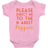 please direct me to the nearest puppies Baby Onesie