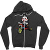 brent rubber Zipper Hoodie