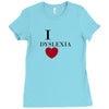 i dyslexia Ladies Fitted T-Shirt