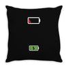 Mommy Dead Battery Throw Pillow