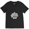 the world's greatest non biological dad V-Neck Tee