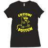 awesome possum Ladies Fitted T-Shirt