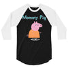 peppa pig mommy pig 3/4 Sleeve Shirt
