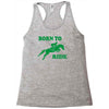 born to ride horse riding pony horse Racerback Tank