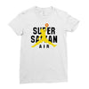 Super Saiyan Air Ladies Fitted T-Shirt