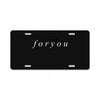 foryou License Plate