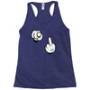 mickey fuck you rouge Racerback Tank