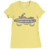 surf biker Ladies Fitted T-Shirt