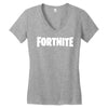 Fortnite video game logo Women's V-Neck T-Shirt