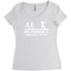 necrophiliacs zombies worst nightmare funny comic horror undead Women's Triblend Scoop T-shirt
