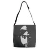 airbrushed stencil Adjustable Strap Totes