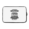 Super Cool Stepdad Of A Freaking Awesome Grandson Laptop sleeve