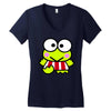 keroppi2 Women's V-Neck T-Shirt