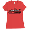 Pray for Las Vegas Ladies Fitted T-Shirt