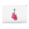 boxing gloves breast cancer Accessory Pouches