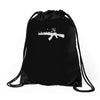 banksy style ak47 art   funny Drawstring Bags