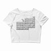 questionable table of elements Crop Top