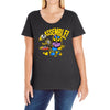 assemble! (yellow outline) Ladies Curvy T-Shirt