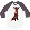 floral fox 3/4 Sleeve Shirt