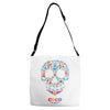 loco coco skul Adjustable Strap Totes