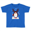 santa reindeer penguin christmas Toddler T-shirt