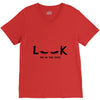 Look Me in The Eyes V-Neck Tee