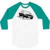 mercedes benz w126 3/4 Sleeve Shirt