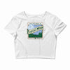 forest moon Crop Top