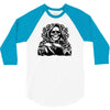 evil skull humor 3/4 Sleeve Shirt