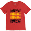 saturday sunday shitday V-Neck Tee