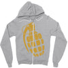granate grenade waffe weapon krieg war pc game classic usa army Zipper Hoodie