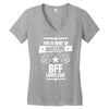 Awesome Bff Looks Like Women's V-Neck T-Shirt