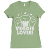 vegetarian Ladies Fitted T-Shirt