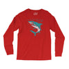 polygon shark Long Sleeve Shirts