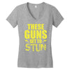 These Guns Set To Stun Women's V-Neck T-Shirt
