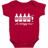 bottles 1965   mens funny Baby Bodysuit