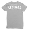 Life Begins at Forty 1978 the Birth of Legends Ladies Fitted T-Shirt