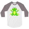 frog cute 3/4 Sleeve Shirt
