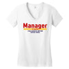 Manager Of Myselfy i Was Nobody Before Social Media Women's V-Neck T-Shirt